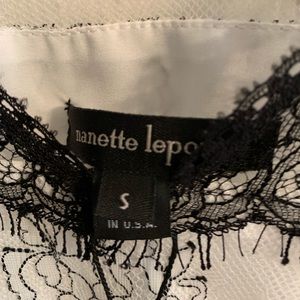 Nanette Lepore beautiful lacy blouse.